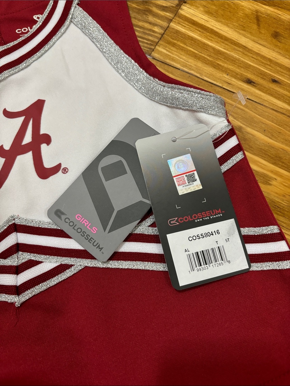 NWT Alabama Roll Tide Colosseum 5T Cheerleading Top - Picture 4 of 6